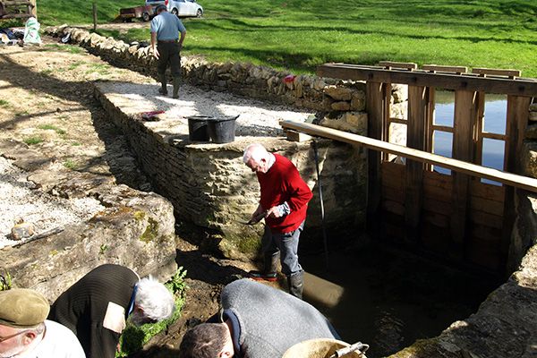 Opening of the restored Sarsden washpool 2017